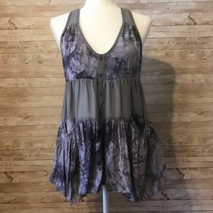 CECICO RACERBACK TUNIC W/POCKETS